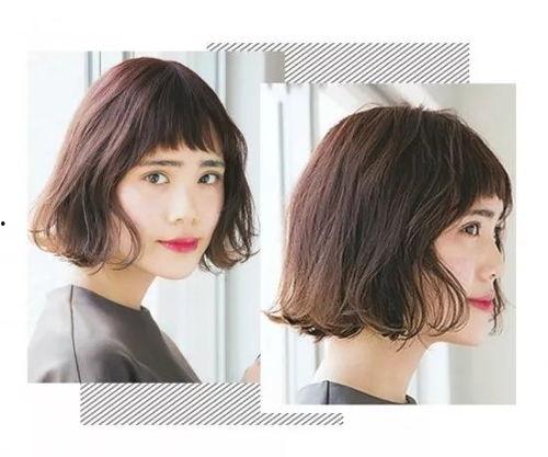 日韩烫发女中短发视频,时尚短发造型视频解析